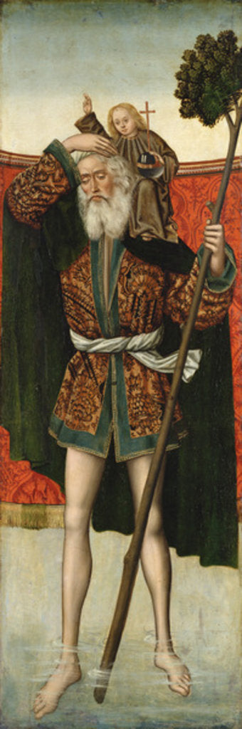 Detail of St. Christopher by Absolon Stumme