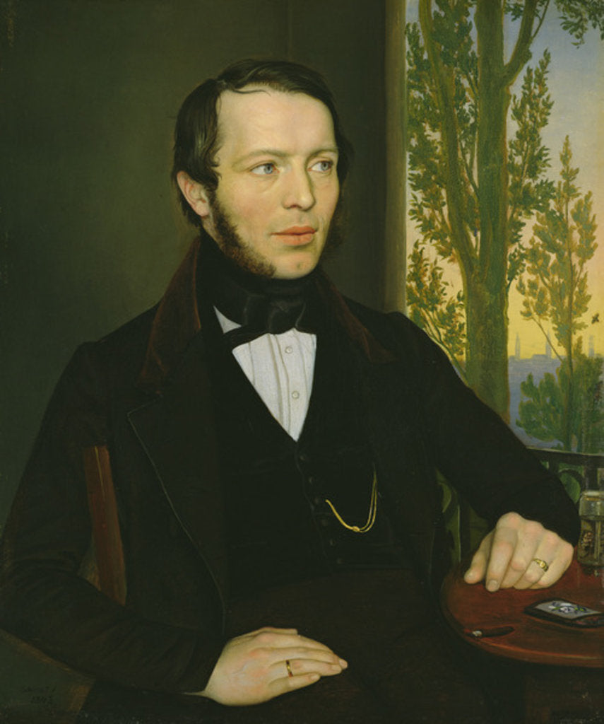 Detail of Adolph Wasmann, 1843 by Rudolph Friedrich Wasmann