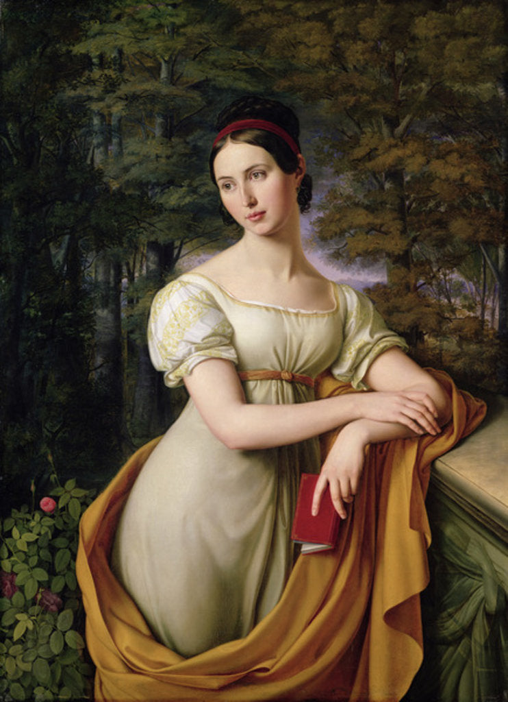 Detail of Agnes Rauch, 1825 by Wilhelm Schadow