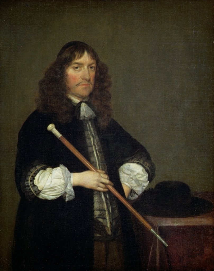 Detail of Portrait of the Mayor of Amsterdam Nicolaes Pancras, 1670 by Gerard Terborch