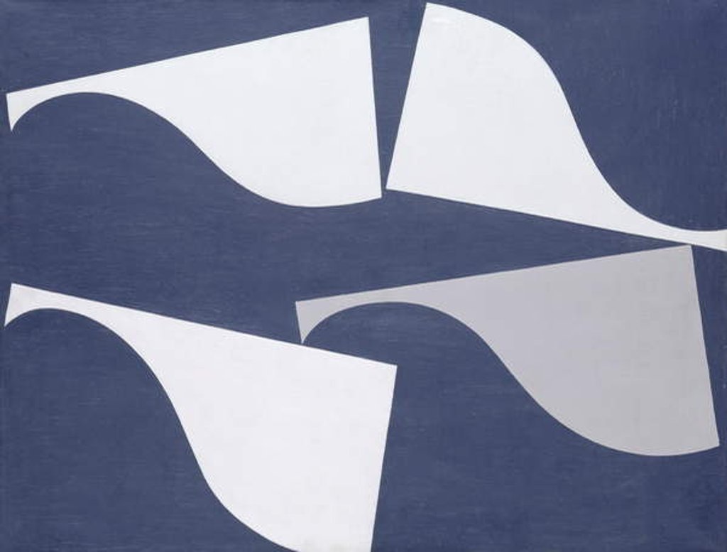 Detail of Fluttering Forms, 1935 by Sophie Taeuber-Arp