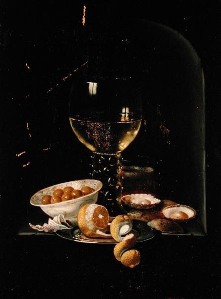 Detail of Still life by Pieter Claesz