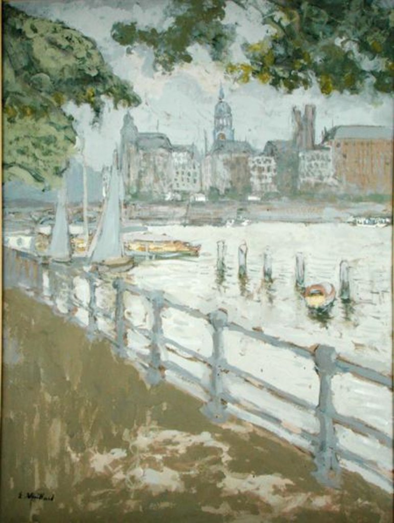 Detail of View of the Binnenalster, 1913 by Edouard Vuillard