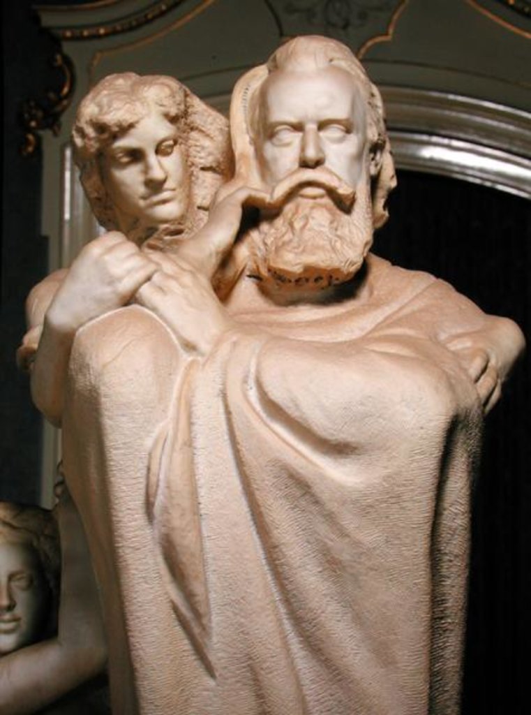 Detail of Dedication to Brahms, 1909 by Max Klinger