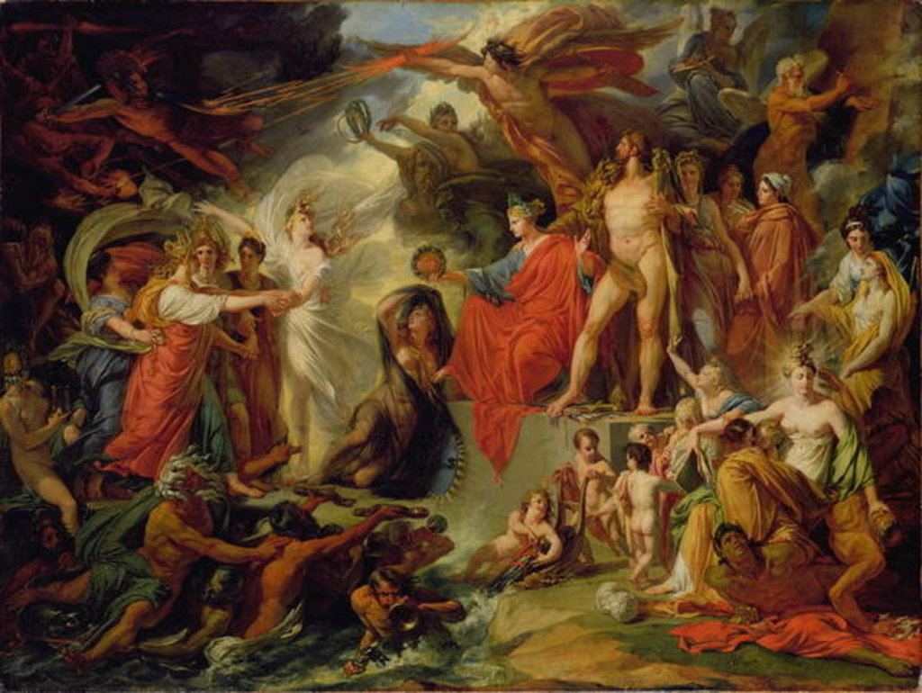 Detail of The Triumph of Civilization, c.1794-98 by Jacques Reattu