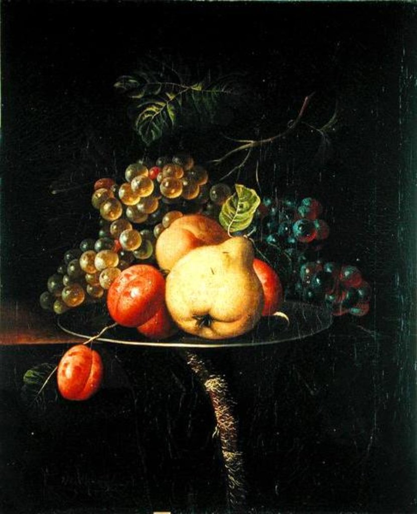 Detail of Fruit Still Life by Ernst Stuven