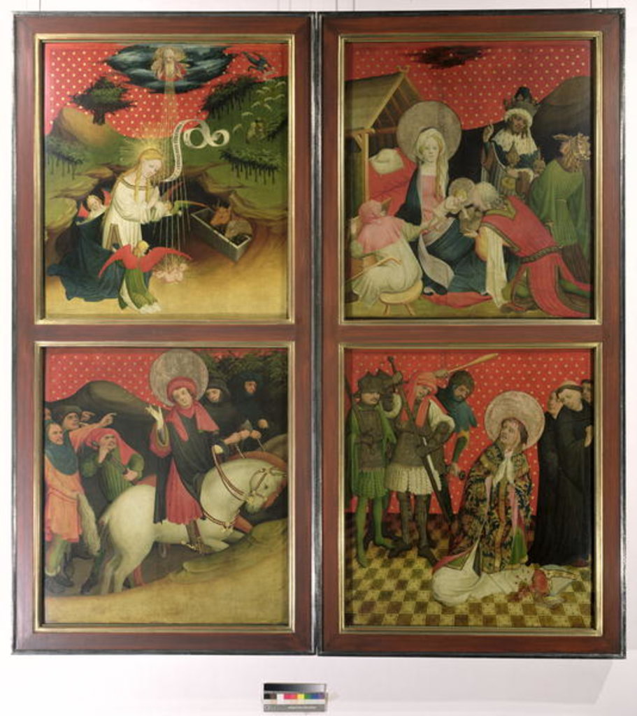 Detail of The St. Thomas Altar from St. John's Church, Hamburg, begun in 1424 by Francke Master