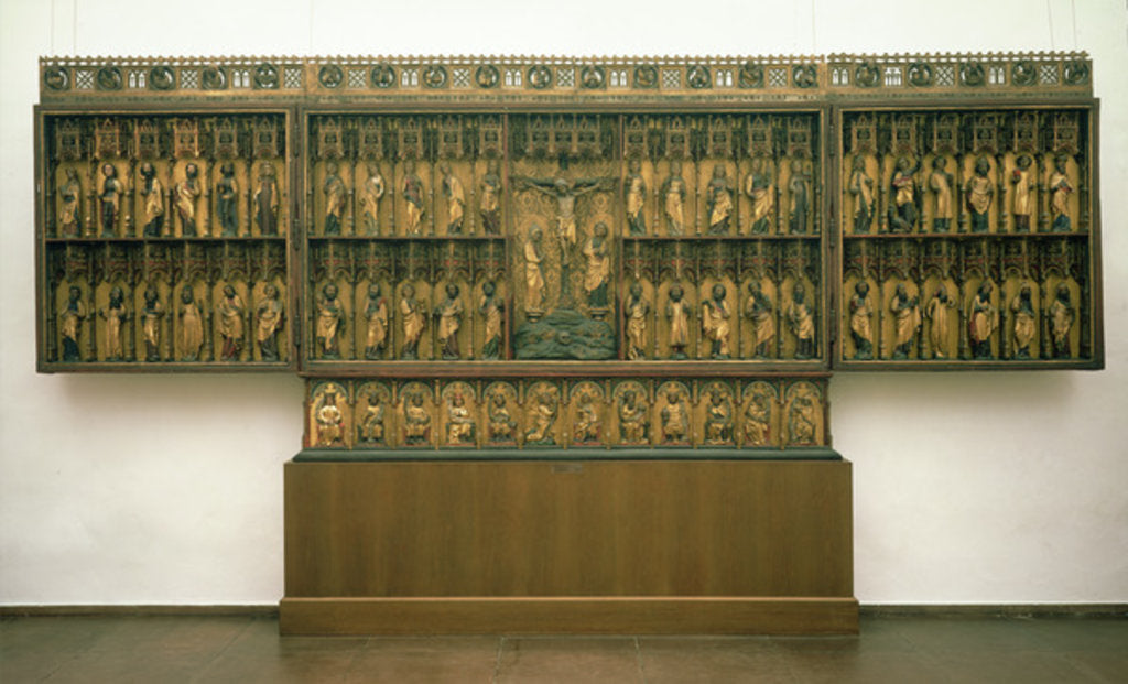 Detail of High Altar of St. Peter's in Hamburg, the Grabower Altar, 1383 by Master Bertram of Minden