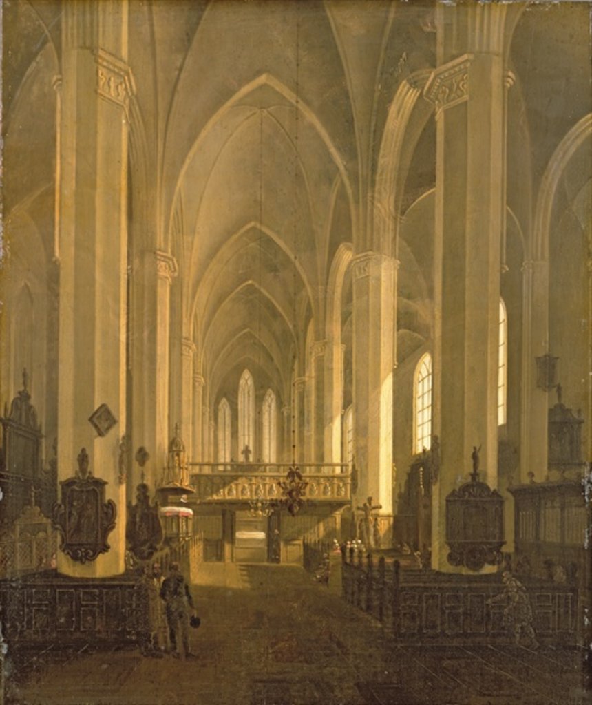 Detail of Interior view of St. John's Church in Hamburg by Jess Bundsen