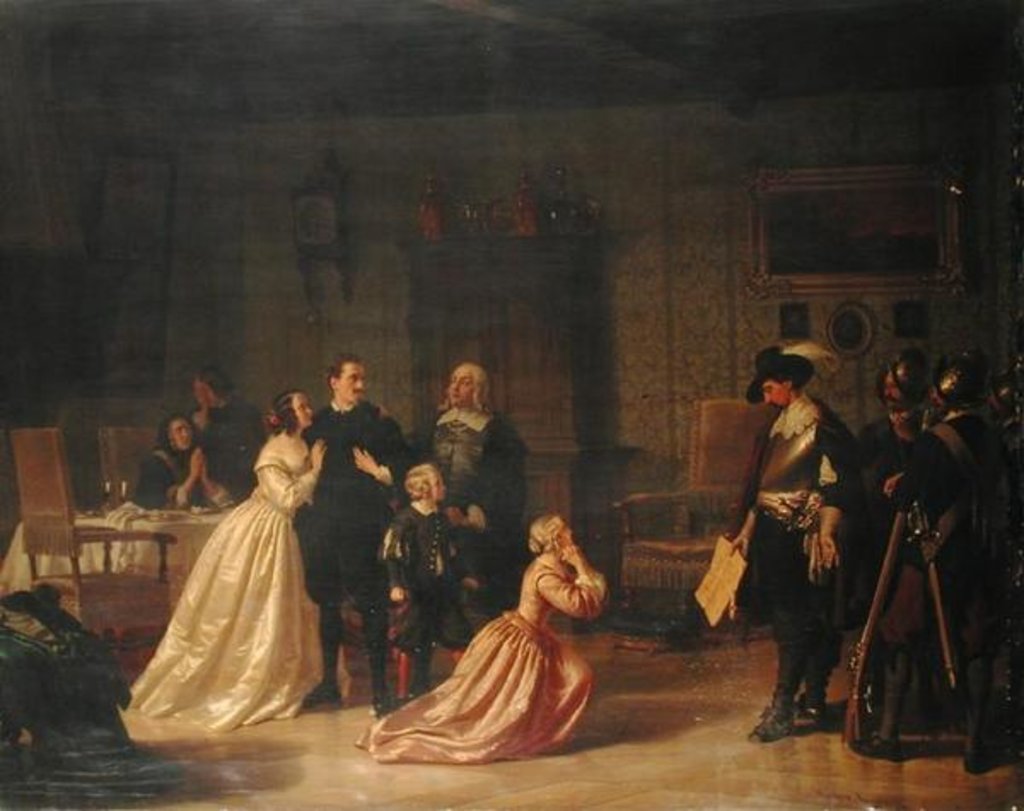 Detail of The Arrest of a Patrician During the Thirty Year War by Johann Geyer