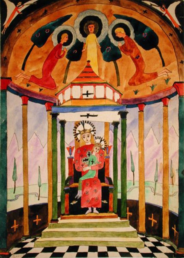 Detail of Madonna, 1923 by Paul Goesch