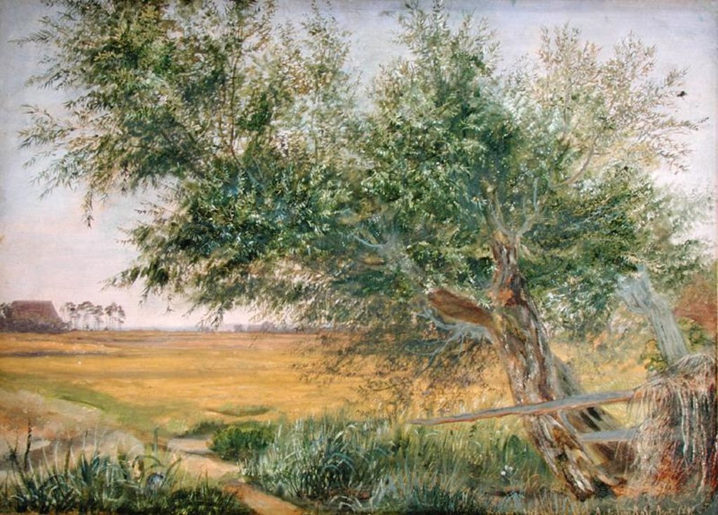 Detail of The Old Tree, 1842 by Jacob Gensler
