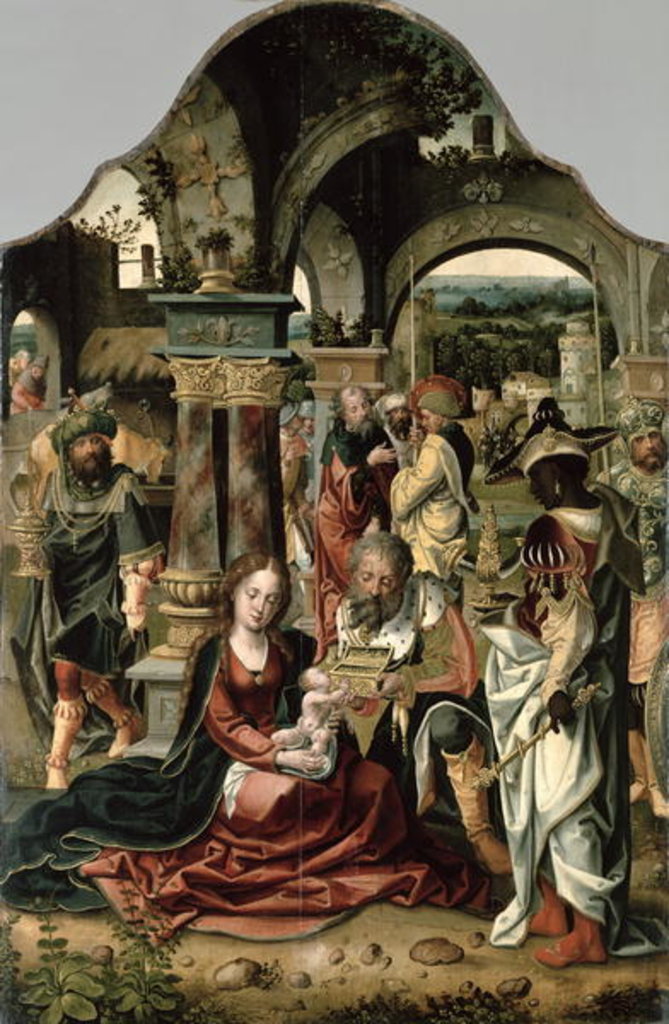 Detail of The Adoration of the Magi by Nicolaus van Aelst