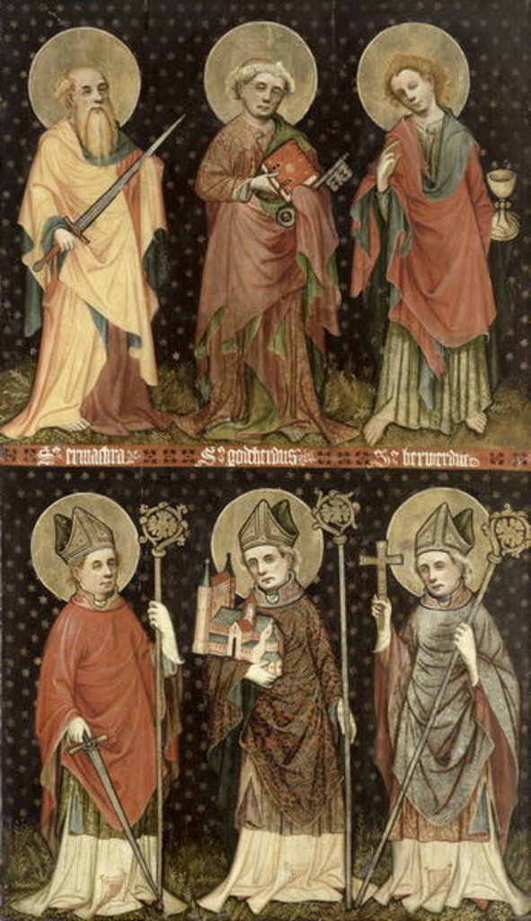 Detail of Six Saints by Master of the Holy Barefoot Altarpiece