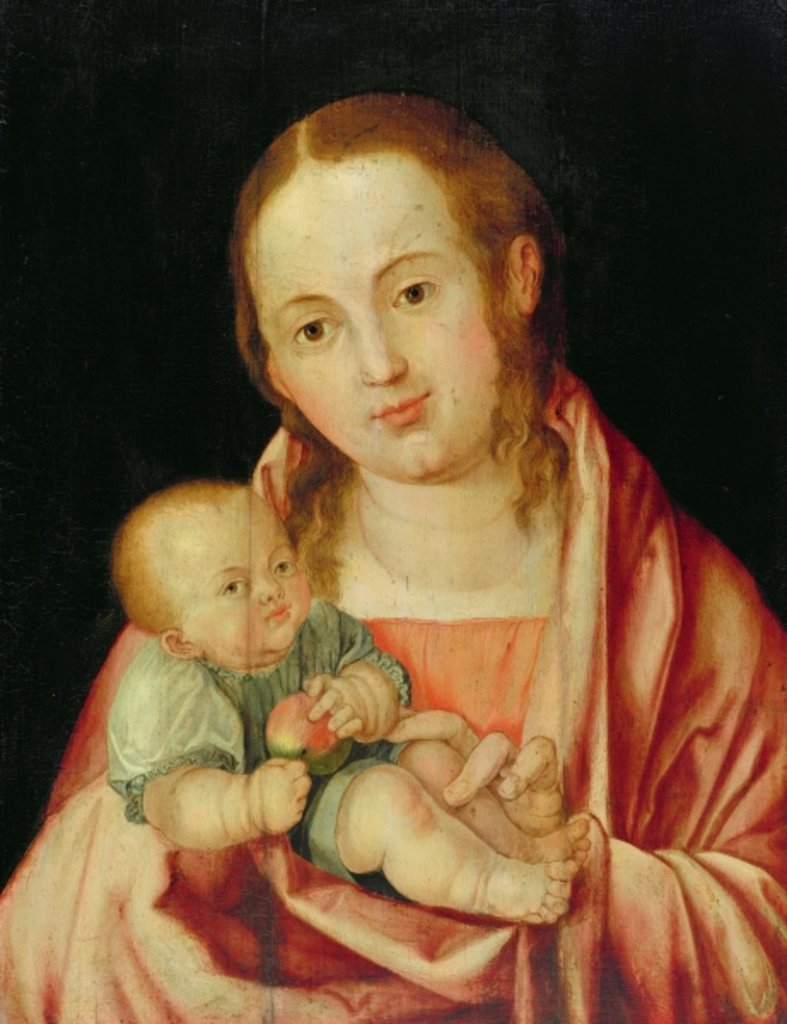 Detail of Mary and her Child by Albrecht Dürer or Duerer