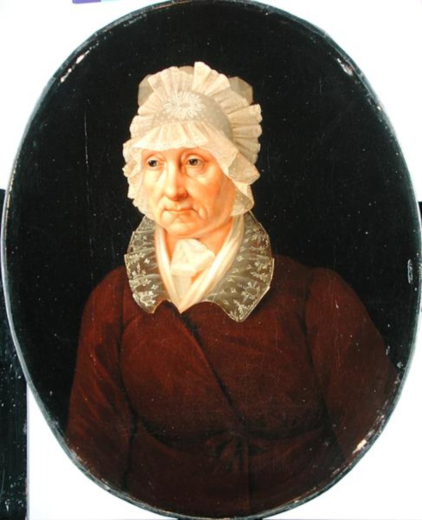 Detail of Portrait of an Old Woman, c.1800 by North German Master