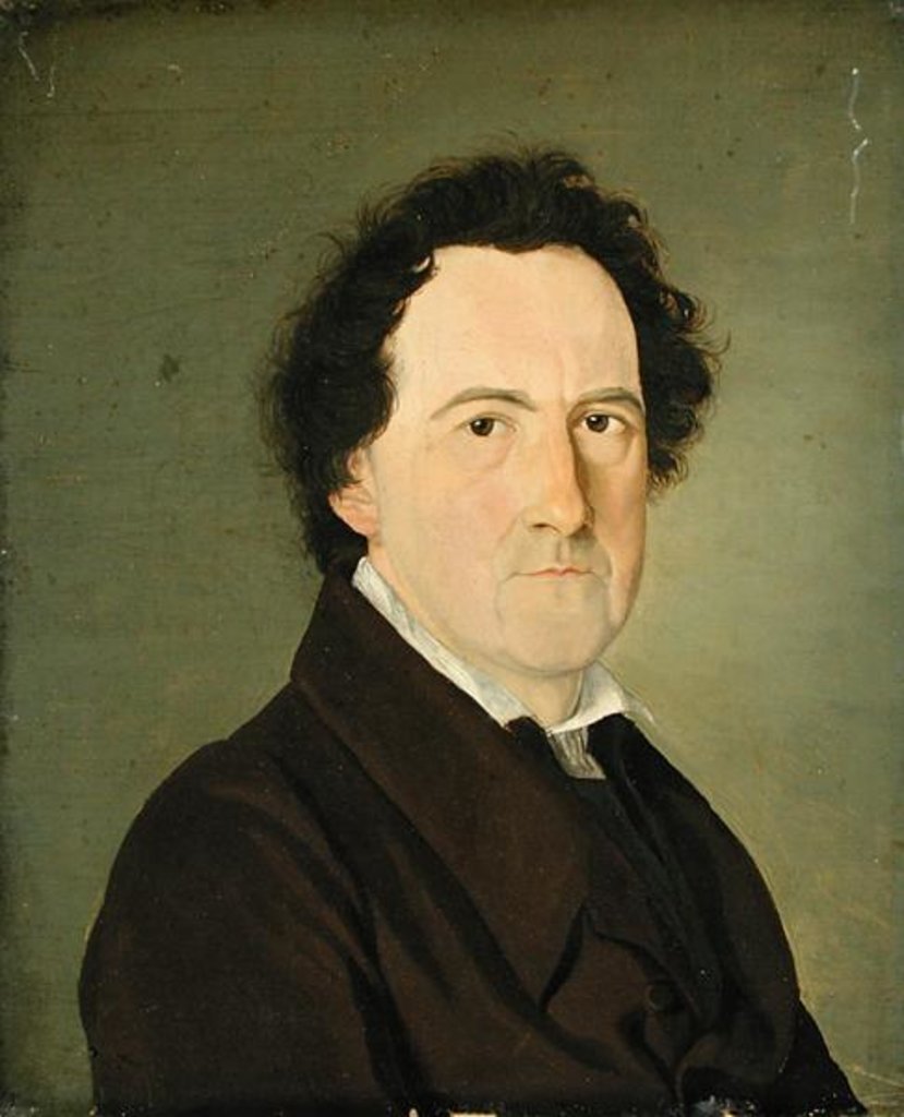 Detail of The Painter Heinrich Herterich, 1825 by Erwin Speckter