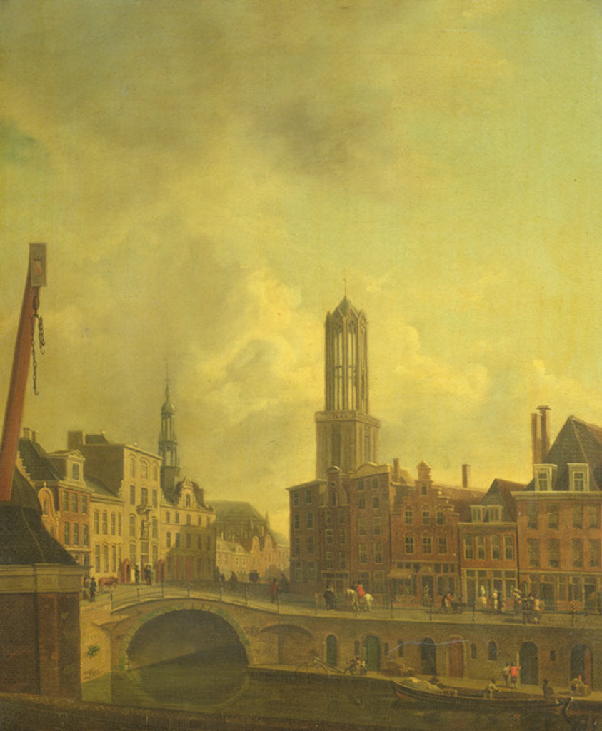 Detail of Utrecht Street Scene by Dutch School