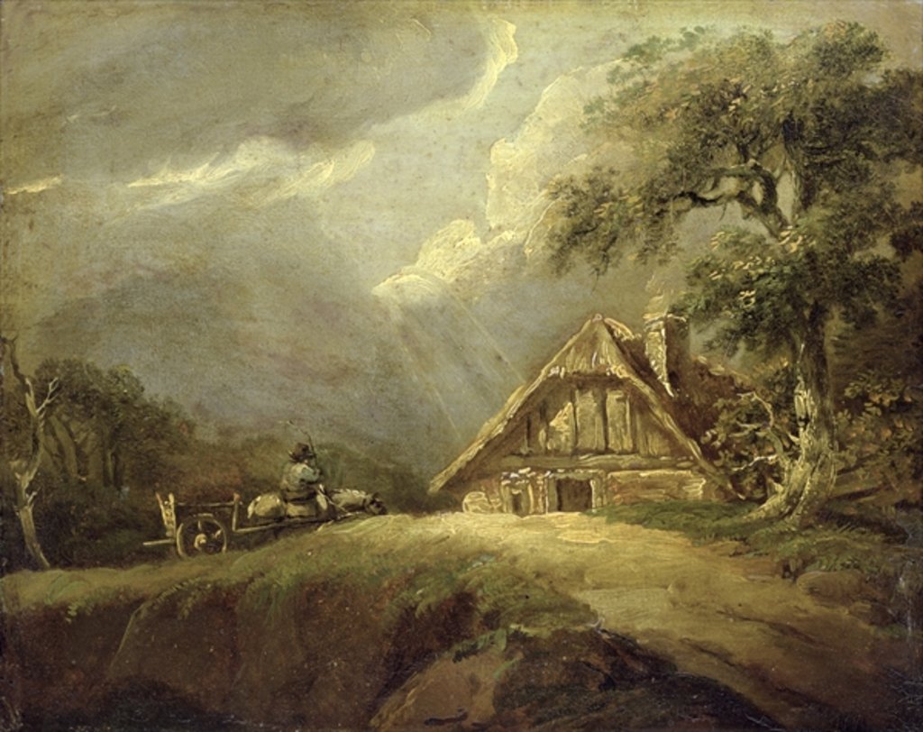 Detail of Landscape by German School