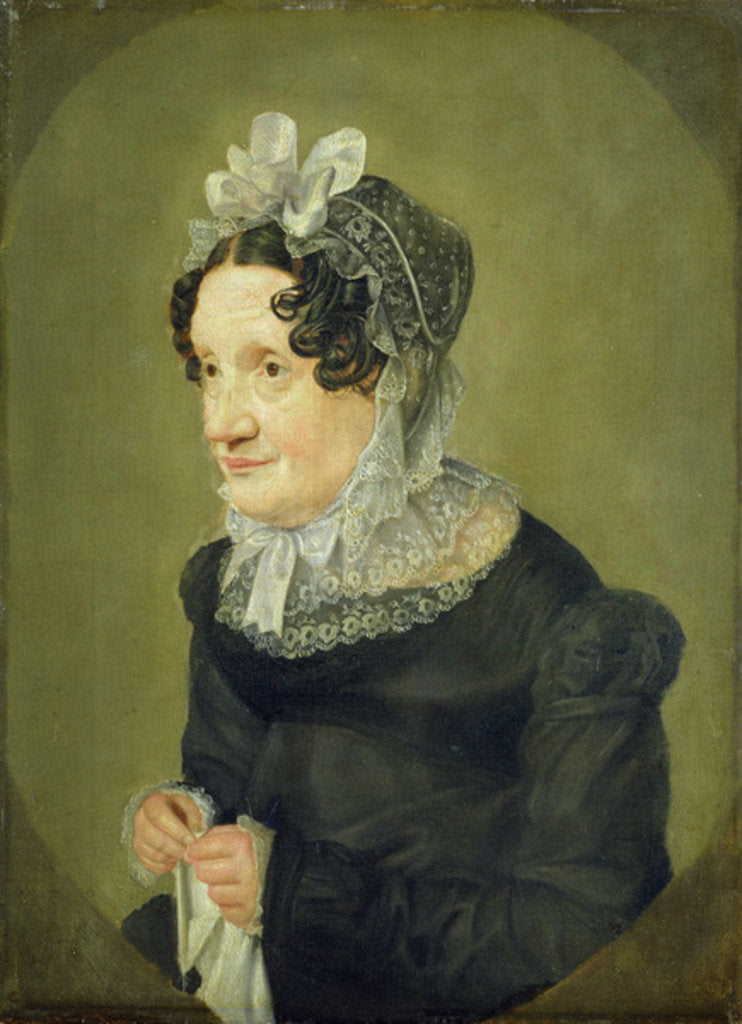 Detail of Katharina Oldach, the Aunt of the Artist, 1824 by Julius Oldach