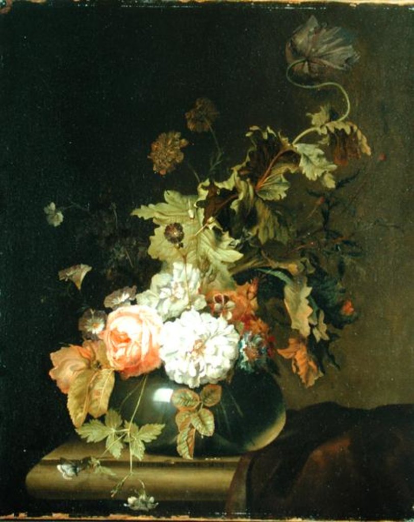 Detail of Flower Study by Herman van der Myn