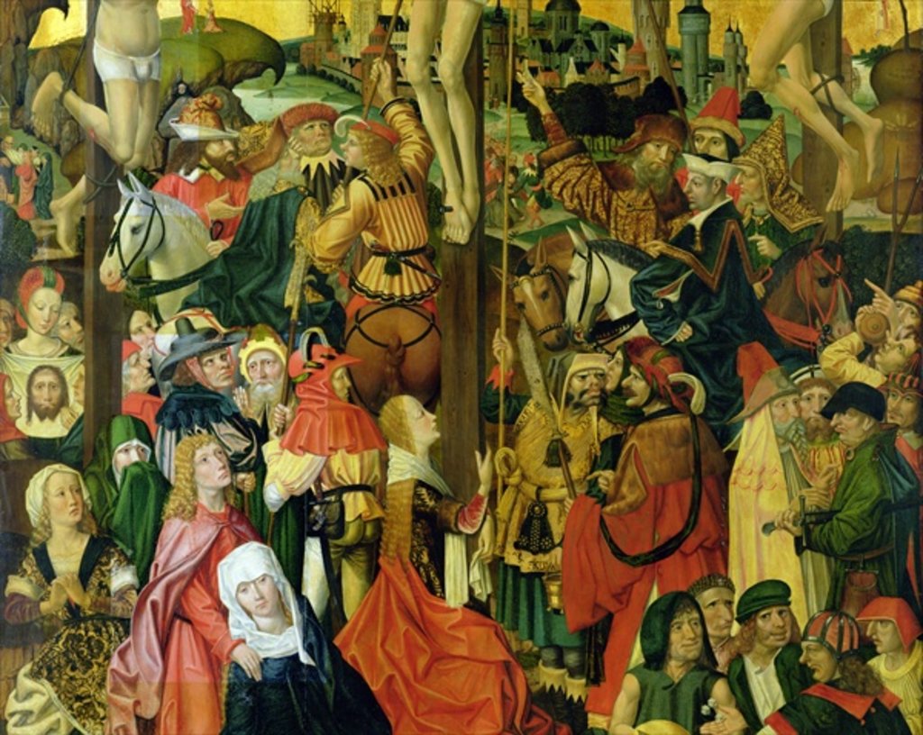 Detail of The Crucifixion, c.1500 by Master of Hamburg