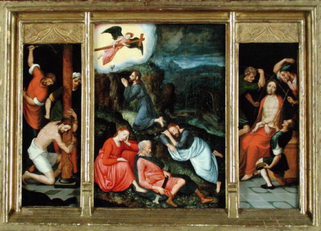 Detail of Triptych by Marcellus Coffermans