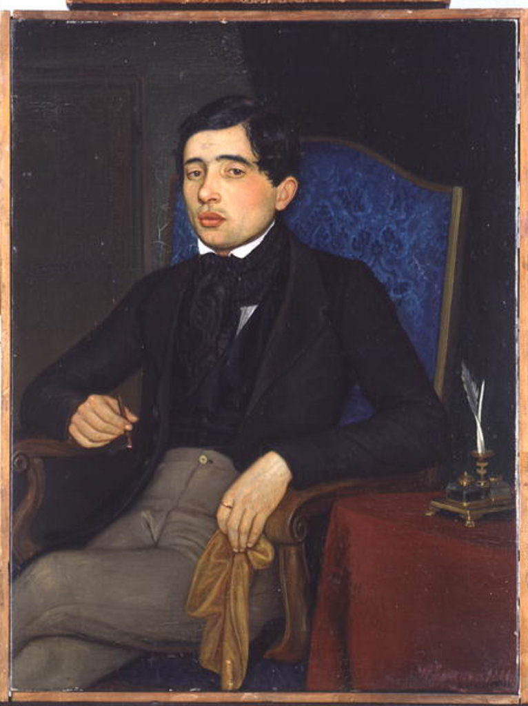 Detail of Johann Ringler of Bozen, 1841 by Rudolph Friedrich Wasmann