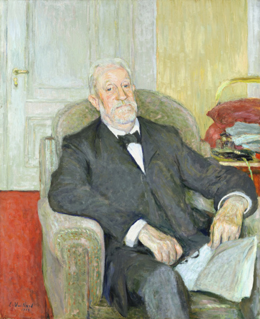 Detail of Senator Eduard Wilhelm Ludwig Heinrich Roscher 1913 by Edouard Vuillard