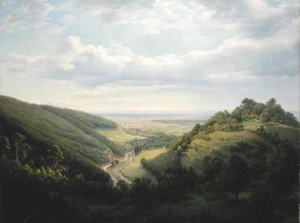 Detail of View of Holy Mountain and the Mountain Pass, 1846 by Heinrich Schilbach