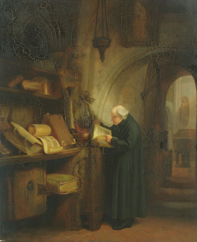 Detail of The Vestry, 1835 by Jacob Gensler
