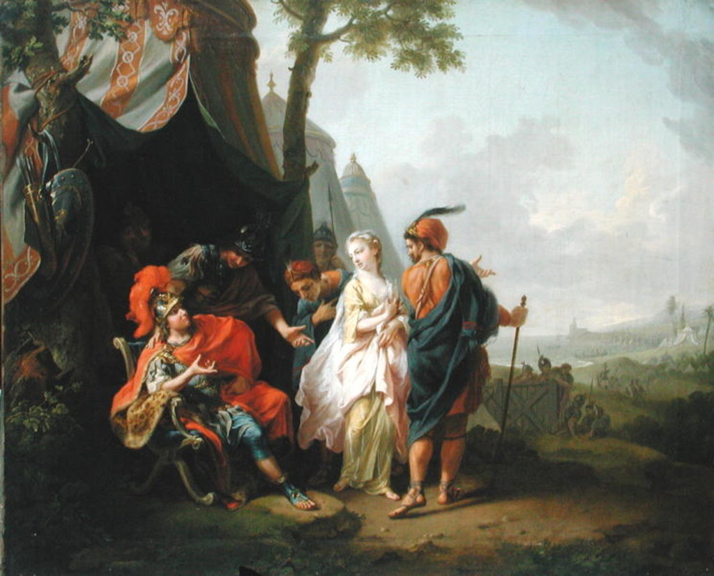 Detail of The Abduction of Briseis from the Tent of Achilles, 1773 by Johann Heinrich Tischbein
