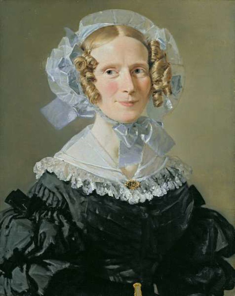 Detail of Emilie Kessel 1839 by Christian-Albrecht Jensen