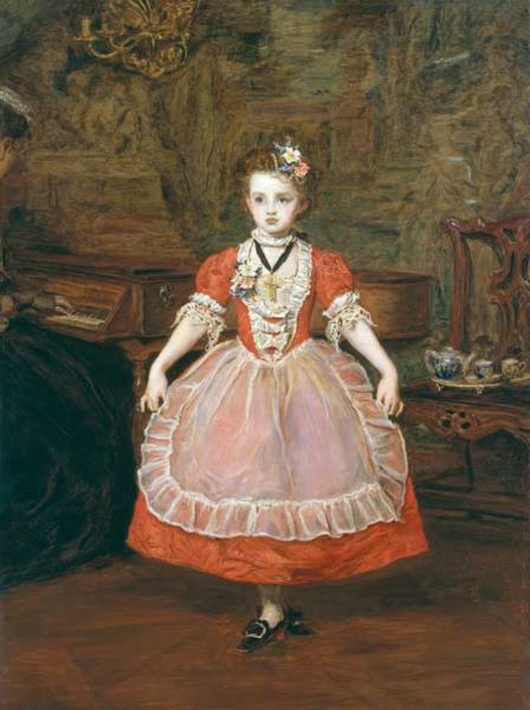Detail of The Minuet by John Everett Millais