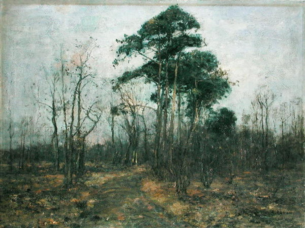 Detail of Park Landscape: Forest in Spring by Rudolf Hockner