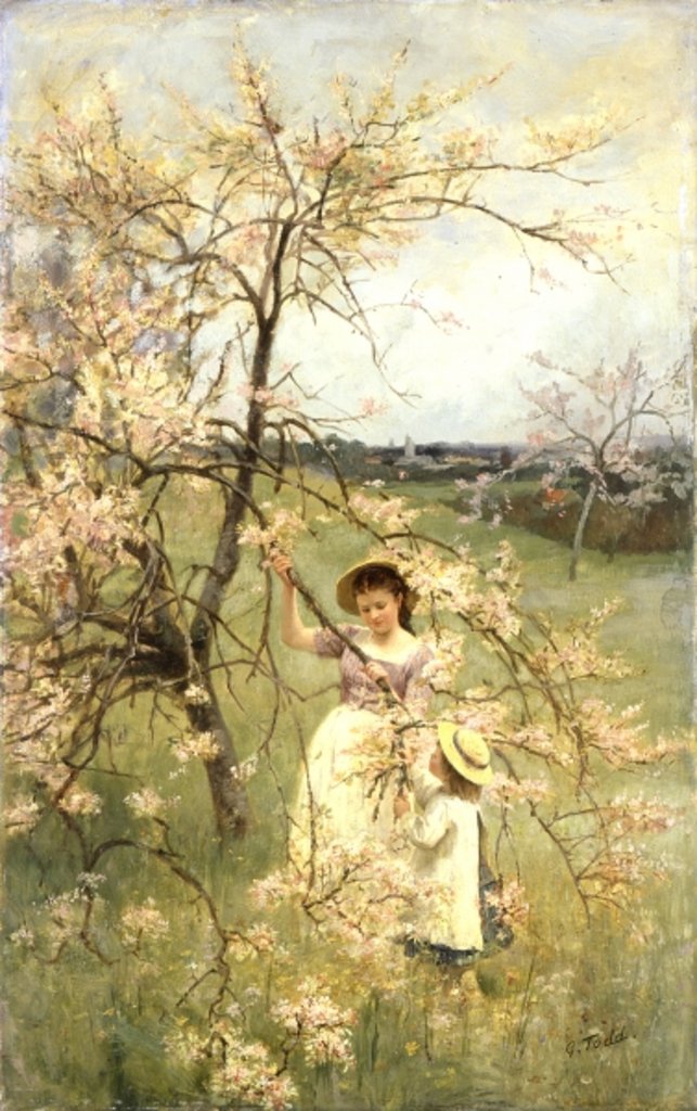 Detail of Spring, c.1880 by Henry George Todd