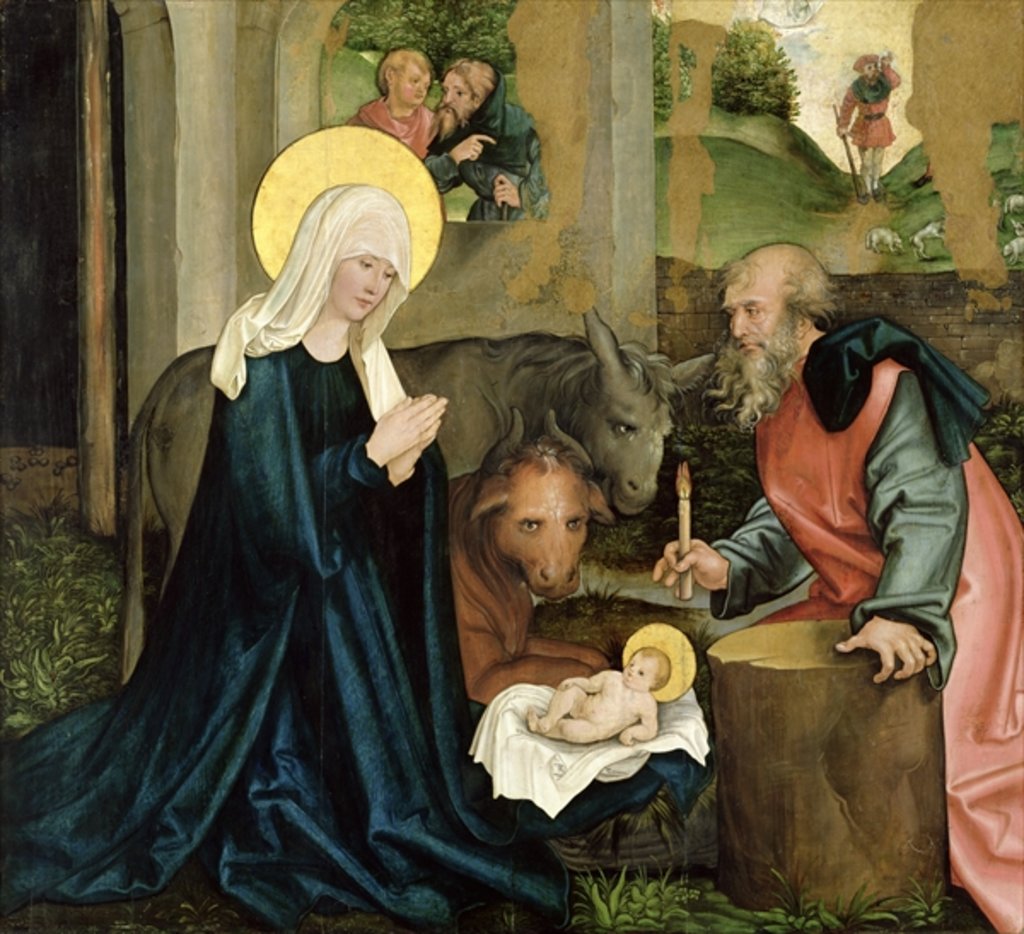 Detail of The Birth of Christ by Hans Leonard Schaufelein