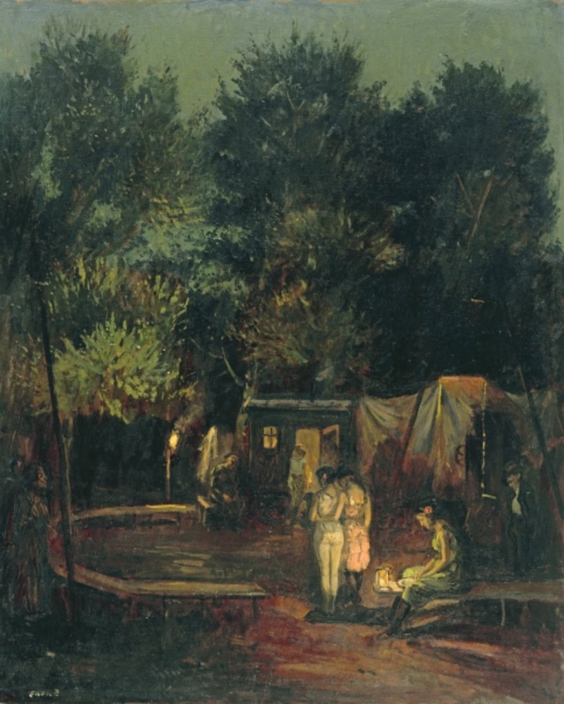 Detail of Circus under Trees, 1912 by Amandus Faure