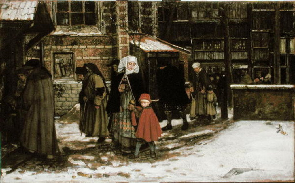 Detail of St. John's Festival, 1859 by Jan August Hendrik Baron Leys