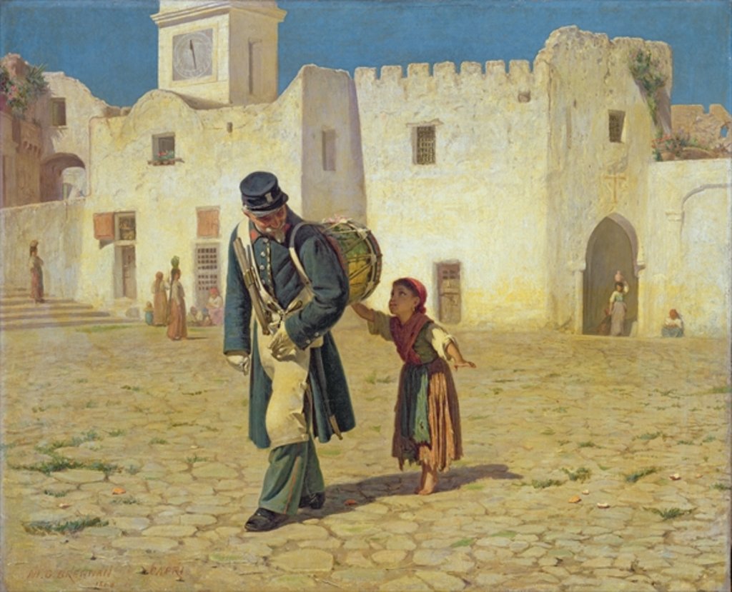 Detail of The Drum Beater, 1867 by Michael George Brennan