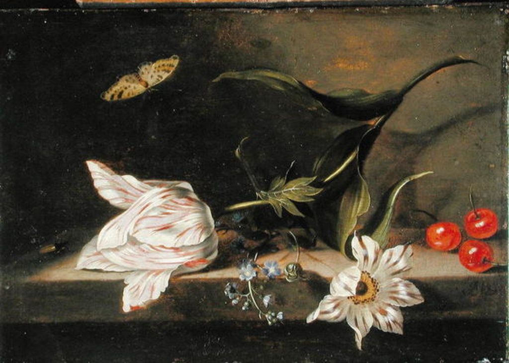 Detail of Flower Arrangement by Ambrosius the Younger Bosschaert