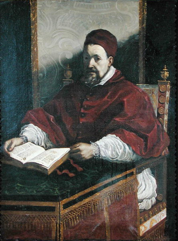 Detail of Pope Gregory XV by Guercino