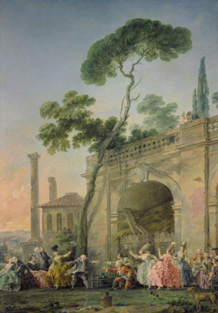 Detail of Colin-Maillard by Noel Halle