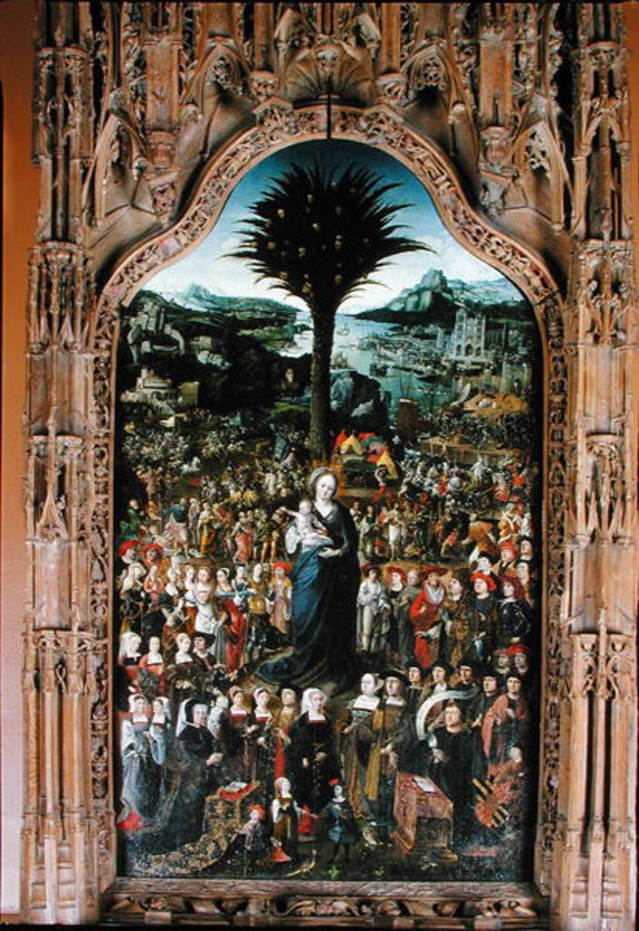 Detail of Palme eslute du Sauveur pour Victoire 1520 by Master of Amiens