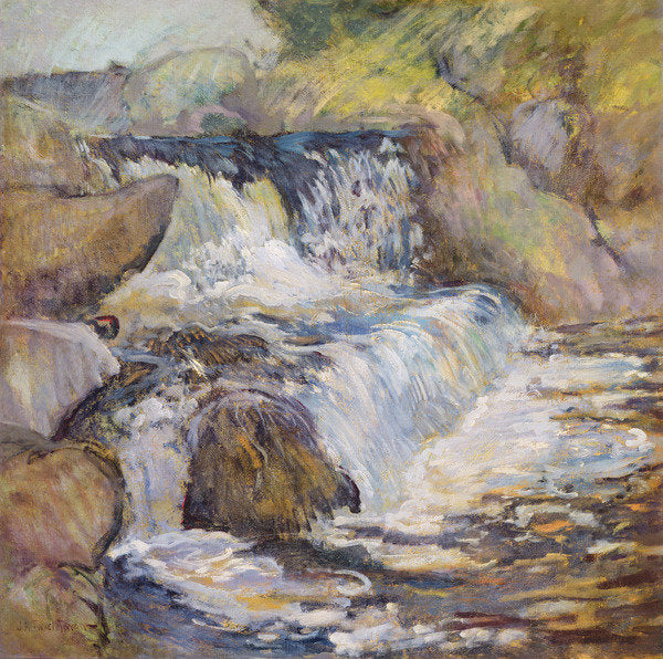 Detail of The Cascade, c.1889 by John Henry Twachtman