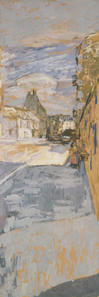 Detail of La Rue, 1908 by Edouard Vuillard