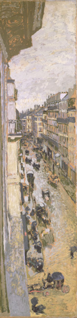 Detail of Les Rues de Paris, 1909-10 by Edouard Vuillard