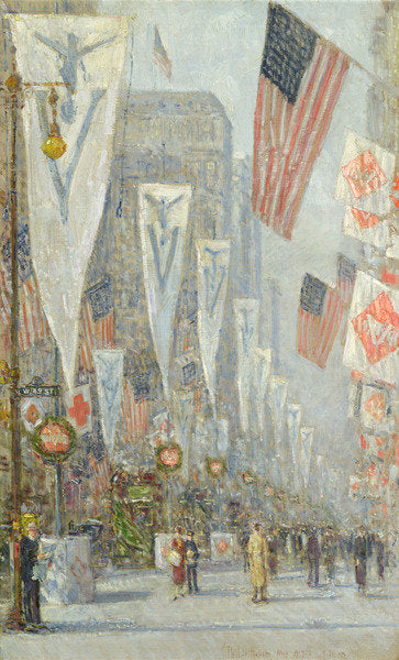 Detail of May 1919, 9:30 AM, 1919 by Childe Frederick Hassam