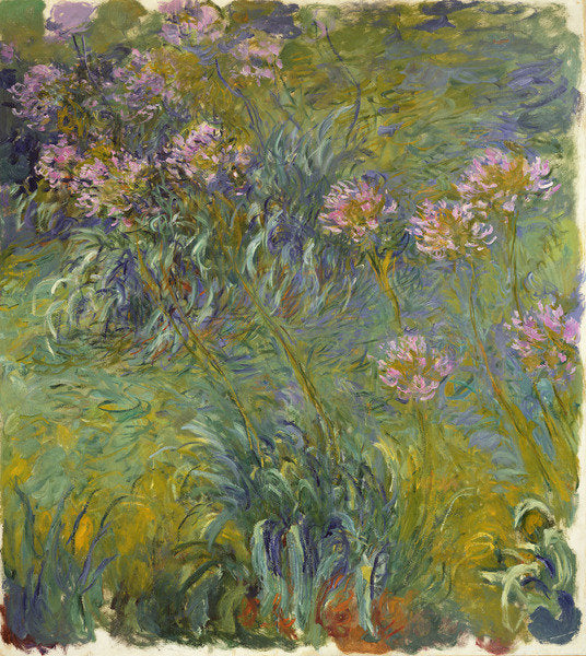 Detail of Agapanthus, 1914-26 by Claude Monet