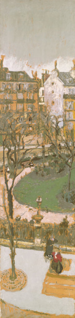 Detail of Les Rues de Paris, 1909-10 by Edouard Vuillard